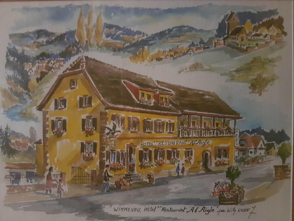 Restaurant A L'Aigle Ξενοδοχείο Wimmenau Εξωτερικό φωτογραφία